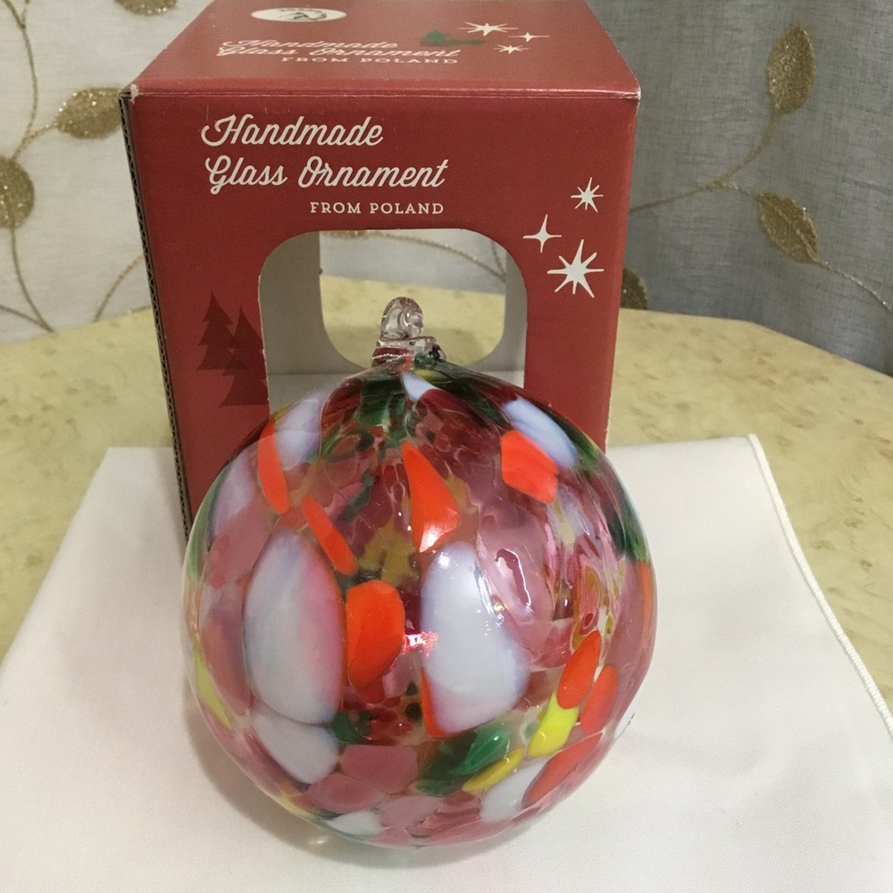 Zorza Handmade Glass Ornament from Poland